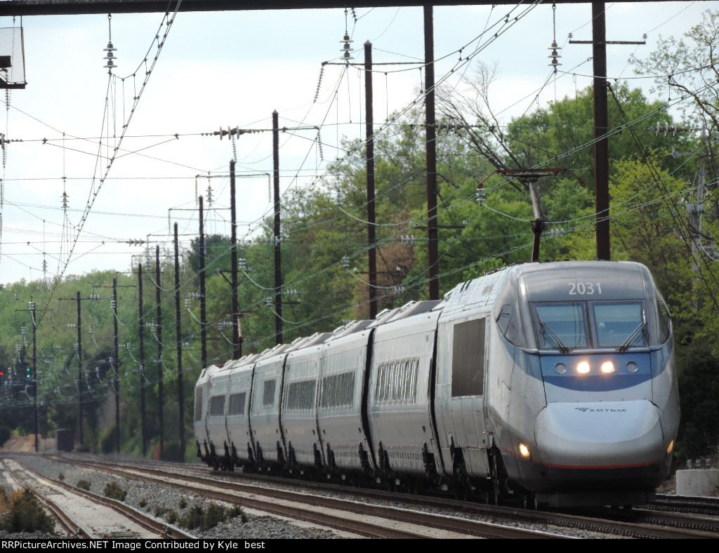 AMTK 2031 on train 2168